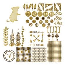 Mouse Steampunk Kit Laser Cut 3mm MDF Industrial Art Picture Card Craft